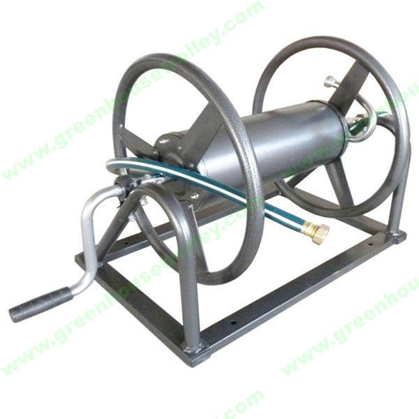 Outdoor Watering Wall Mounted Garden Hose Reel Manual Water Hose Winder for Yard Lawn Garage